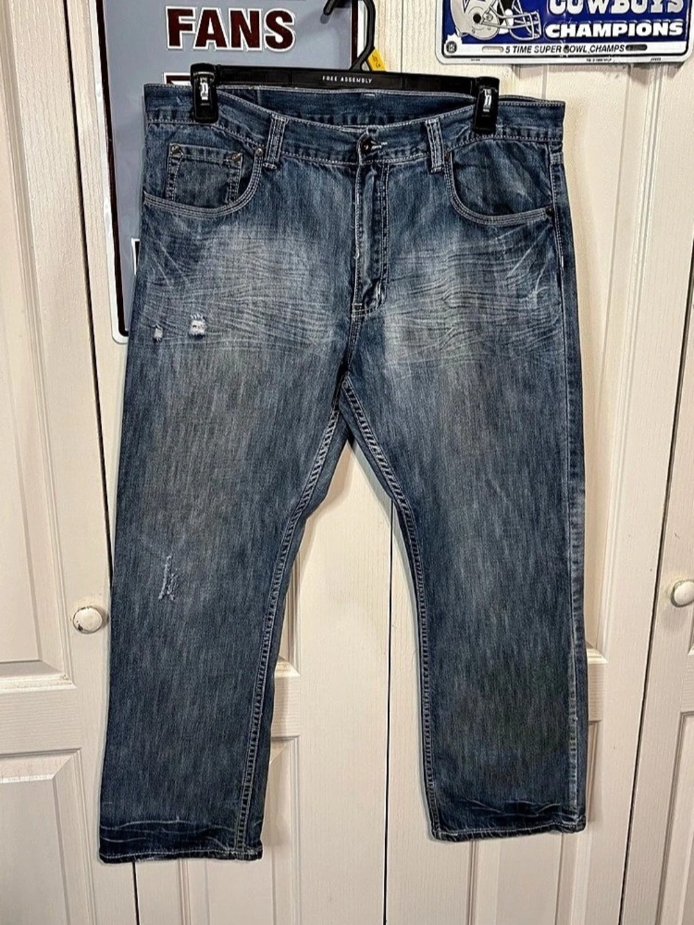 Flypaper Bootcut Men's Jeans Waist 36 x 30 Blue